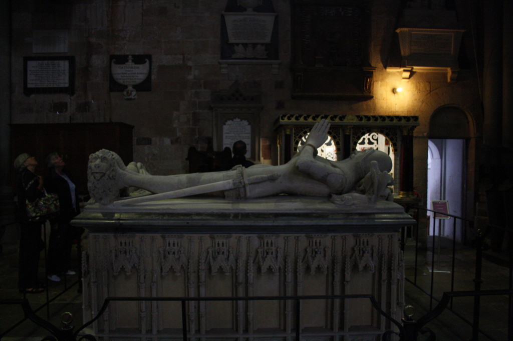 One of the very many impressive tombs found within the cathedral